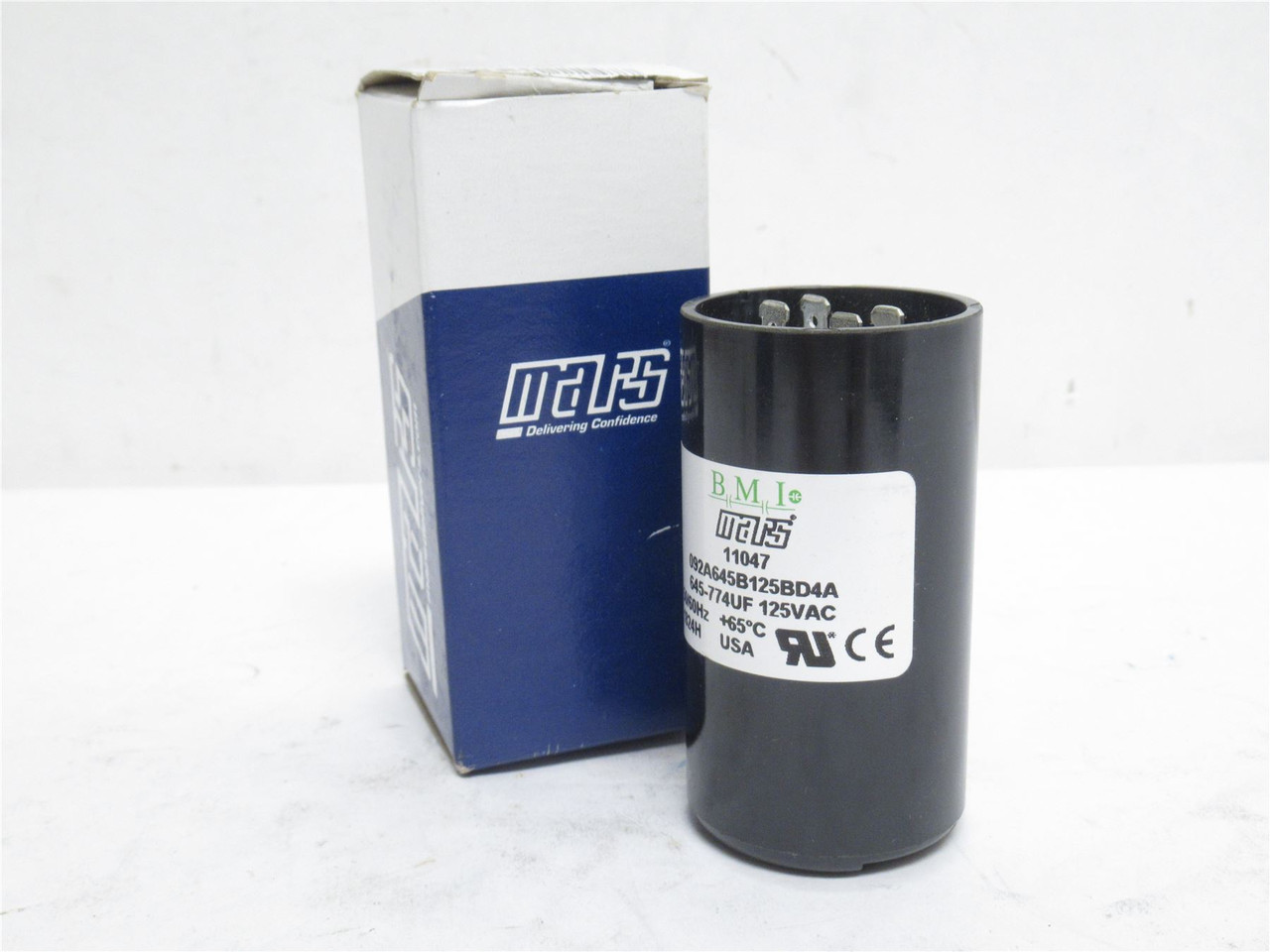 Mars 11047; Motor Start Capacitor; 645-774uF; 110-125VAC