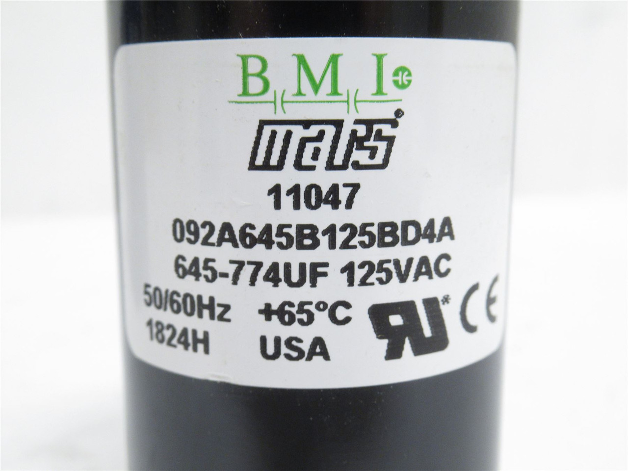 Mars 11047; Motor Start Capacitor; 645-774uF; 110-125VAC