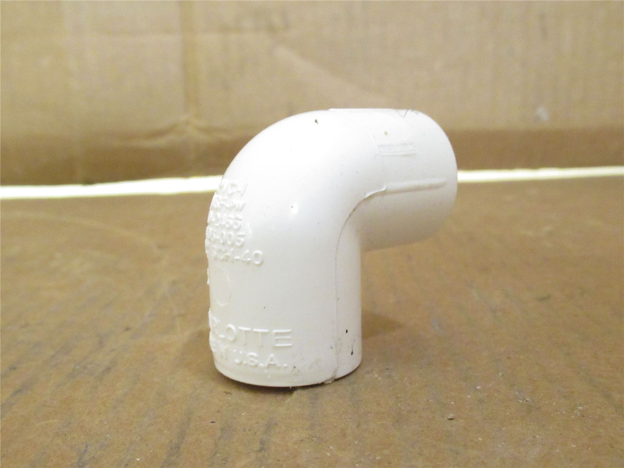 Charlotte 406-005; Lot-30; PVC Elbows; 90Deg; 1/2"NPS Sched 40