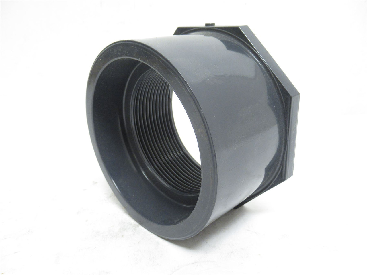 Charlotte 838-422; Reducing Bushing; 4NPT x 3NPS; Sch: 80 PVC