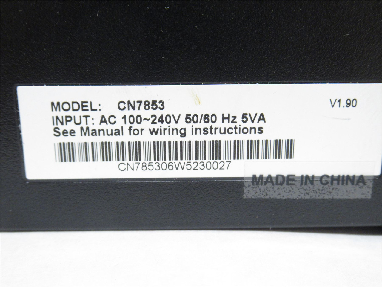 Omega CN7853; Temp Controller Relay W/Alarm; 250VAC
