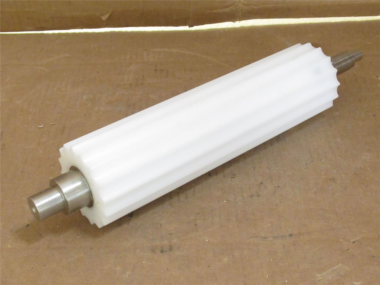 Foodmate SP30000060; White Backing Roller; 10-1/4" Belt Width