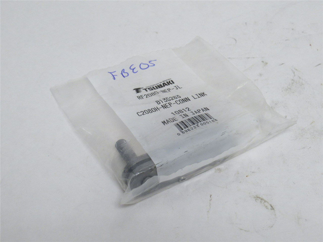 Tsubaki RF2080-NEP-JL; Single Row Connecting Link #C2080H Tsubaki RF2080-NEP-JL; Single Row Connecting Link #C2080H