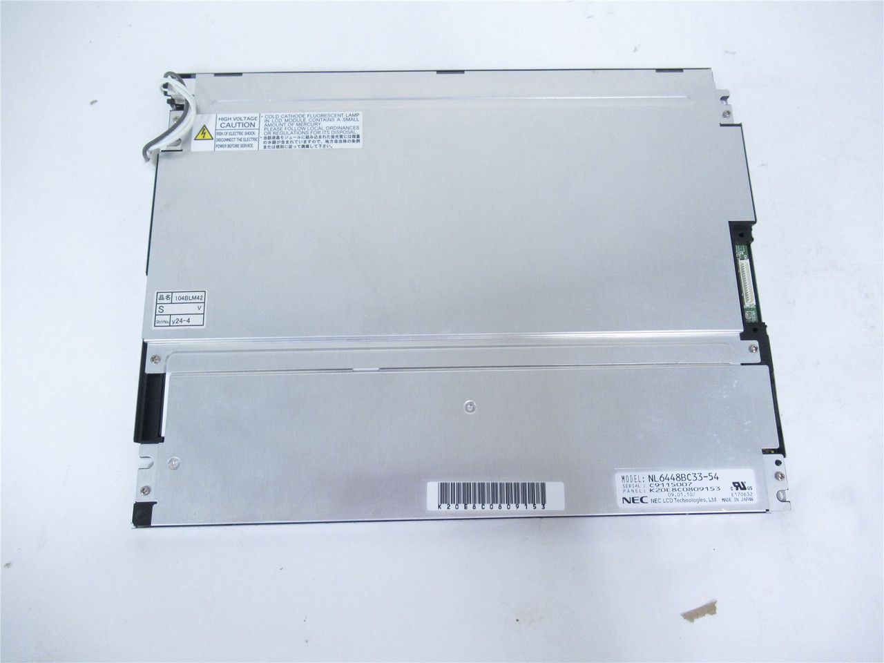 NEC NL6448BC33-54; Display LCD; TFT LCD Module; 10.4"