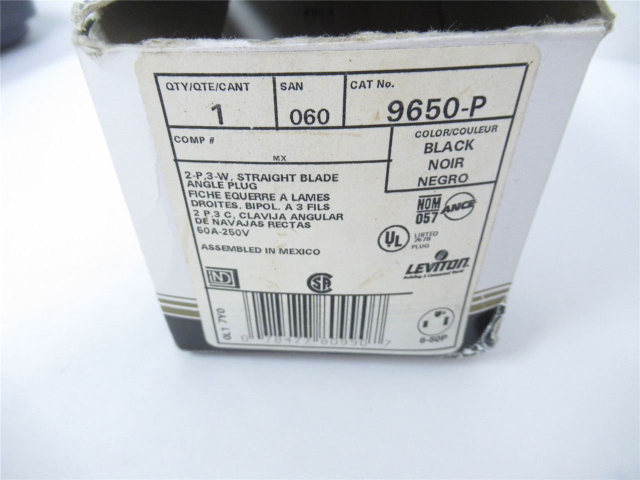 Levitron 9650-P; Plug;2PO; 3WI; 6-50P 50A250V