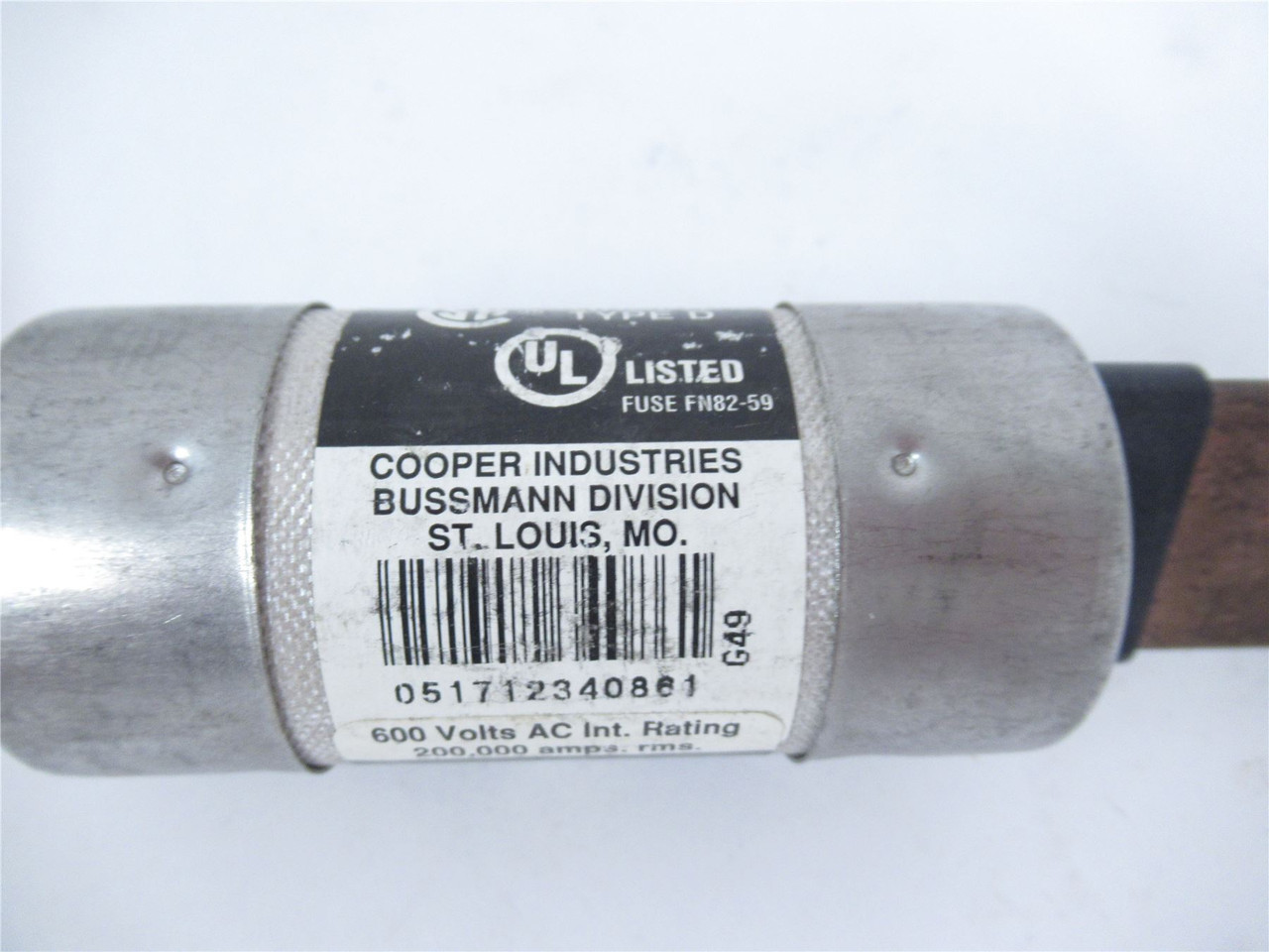 Bussmann DLS-R-110; Dura-Lag Time Delay Fuse 110Amp 600V