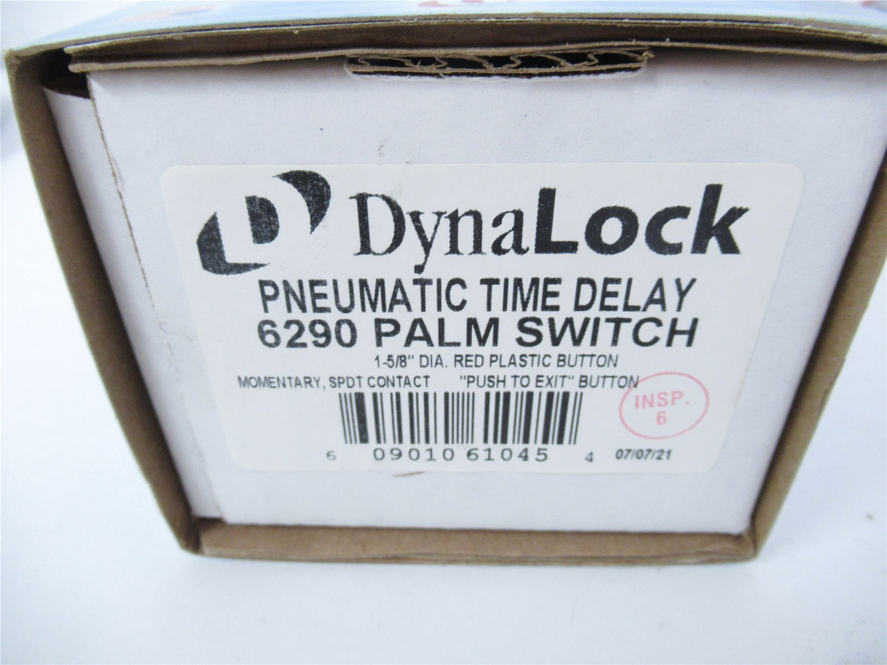 DynaLock 6290; Exit Push Button4.5"Ht 1.625"Dp ADA Compliant