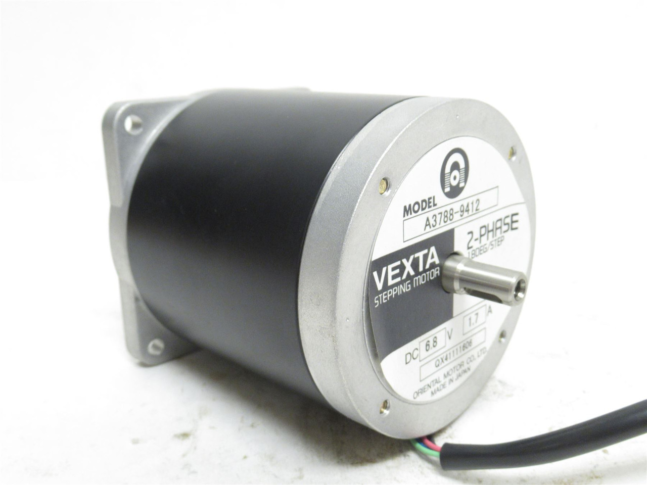 Vexta A3788-9412; Stepping Motor; 6.8VDC; 1.7A; 1.8 Deg/Step Vexta A3788-9412; Stepping Motor; 6.8VDC; 1.7A; 1.8 Deg/Step