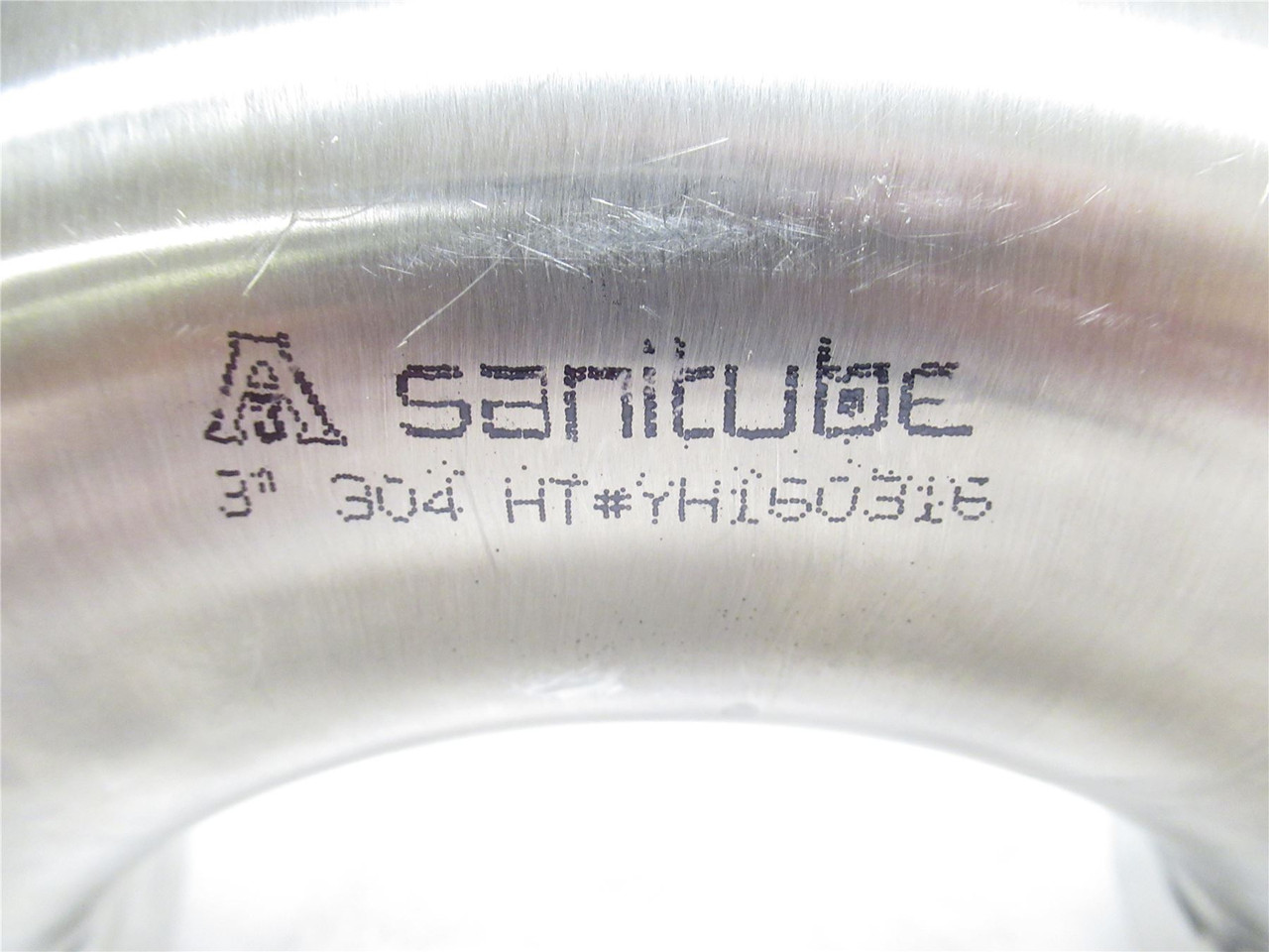 Sanitube YH160316; Sanitary Elbow; SS-304; 90Deg; 3" Weld Sanitube YH160316; Sanitary Elbow; SS-304; 90Deg; 3" Weld
