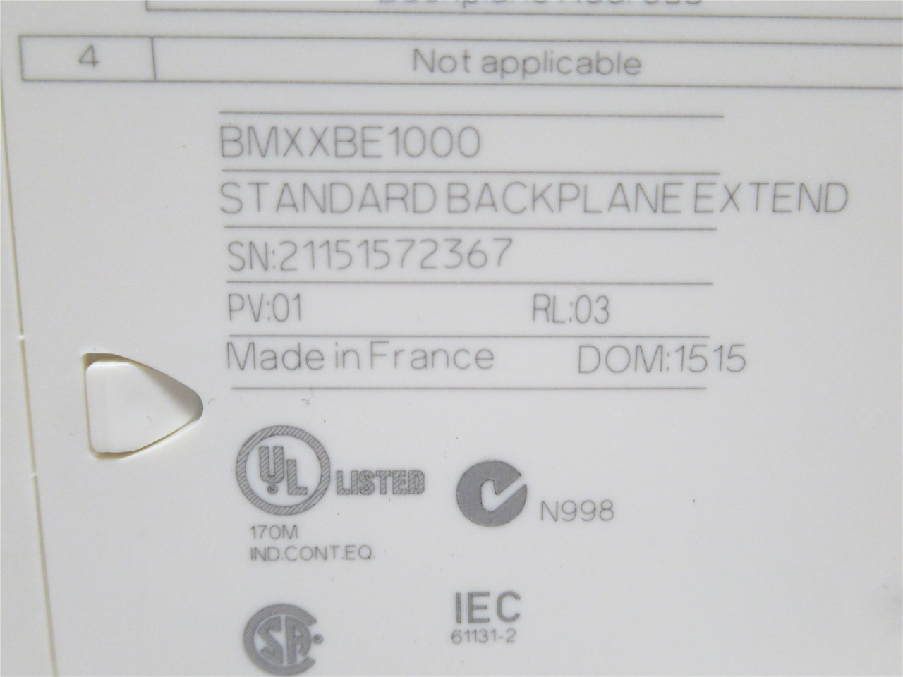 Schneider BMXXBE1000; Backplane Expander