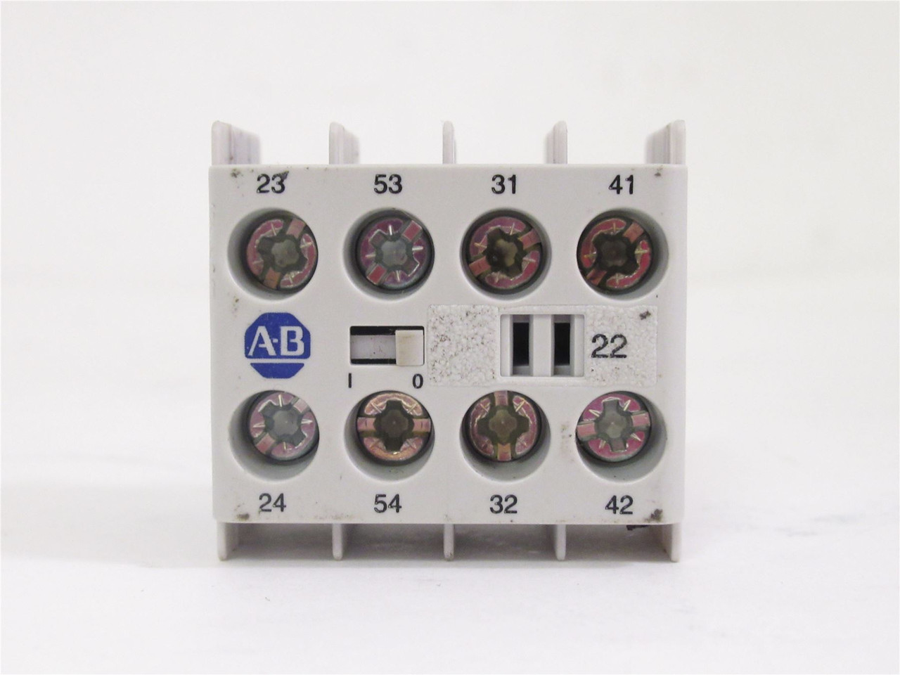 Allen-Bradley 100-KFC22; Auxiliary Contact Block; 4-Pole; 12A