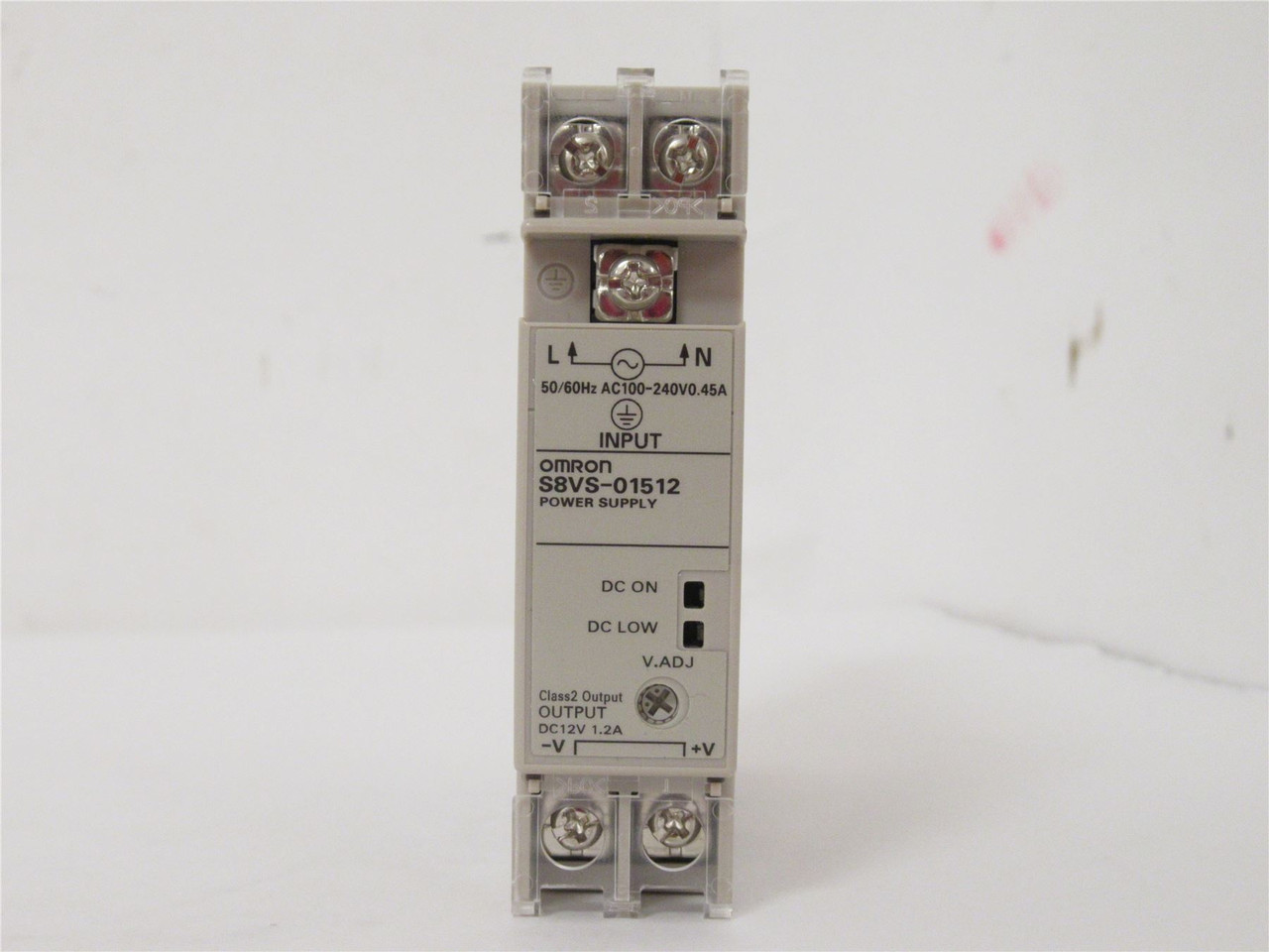Omron S8VS-01512; Power Supply; 12VDC; 15W; 100/240VAC; 1.2A