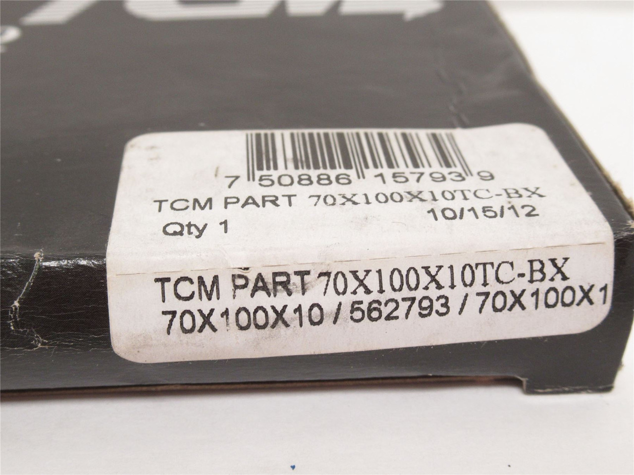 TCM 70X100X10VTF-BX; Oil Seal 70mm ID x 100mm OD x10 Wide mm TCM 70X100X10VTF-BX; Oil Seal 70mm ID x 100mm OD x10 Wide mm