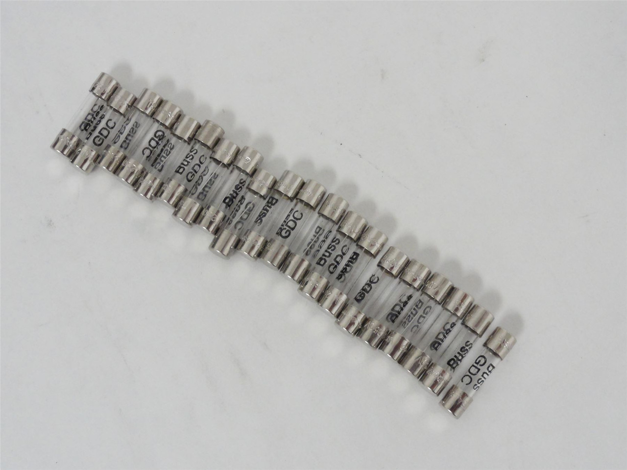 Bussmann GDC-5A; Lot-20 Fuses; 250V; 5A