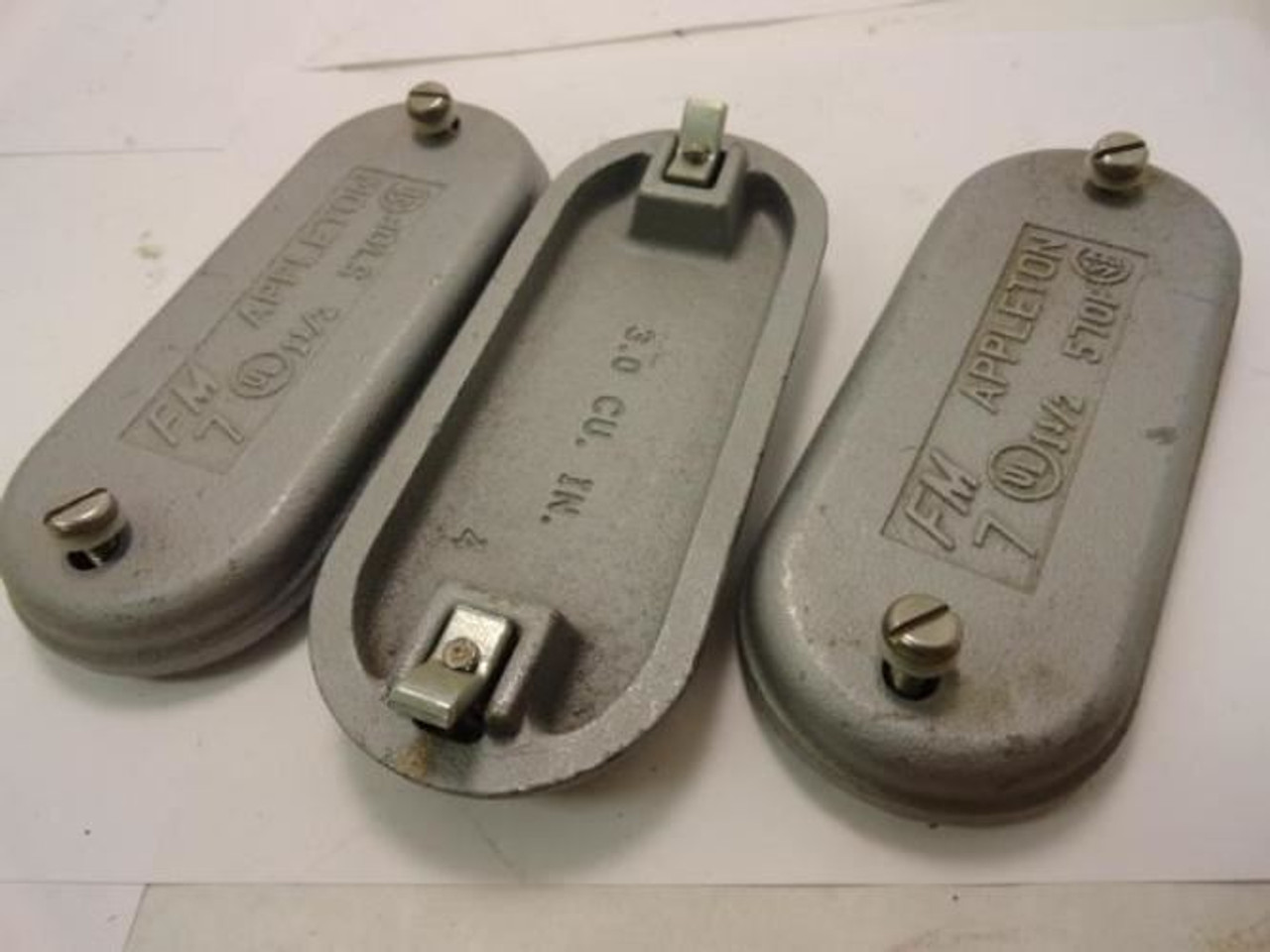 Appleton 37257; LOT-3  Cover; 1-1/2" ; size 7