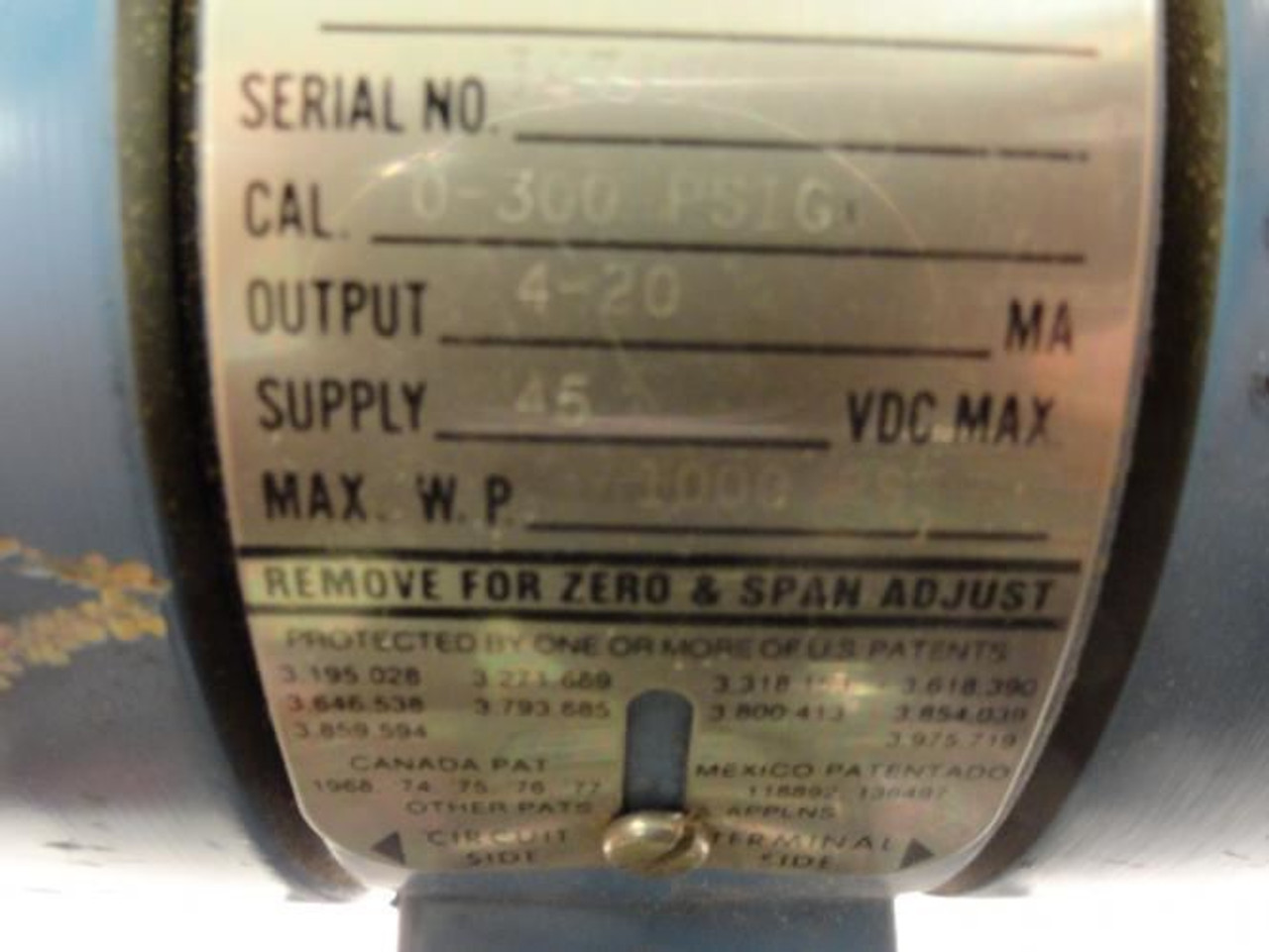 Rosemount 1GP8E12M1B3; Pressure Transmitter