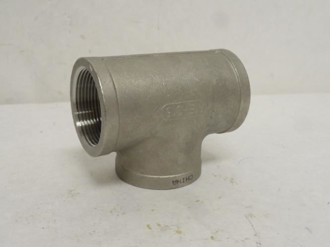Industry-Std 6JK37; Pipe Tee; SS-316; 1-1/2 FNPT; Class: 150