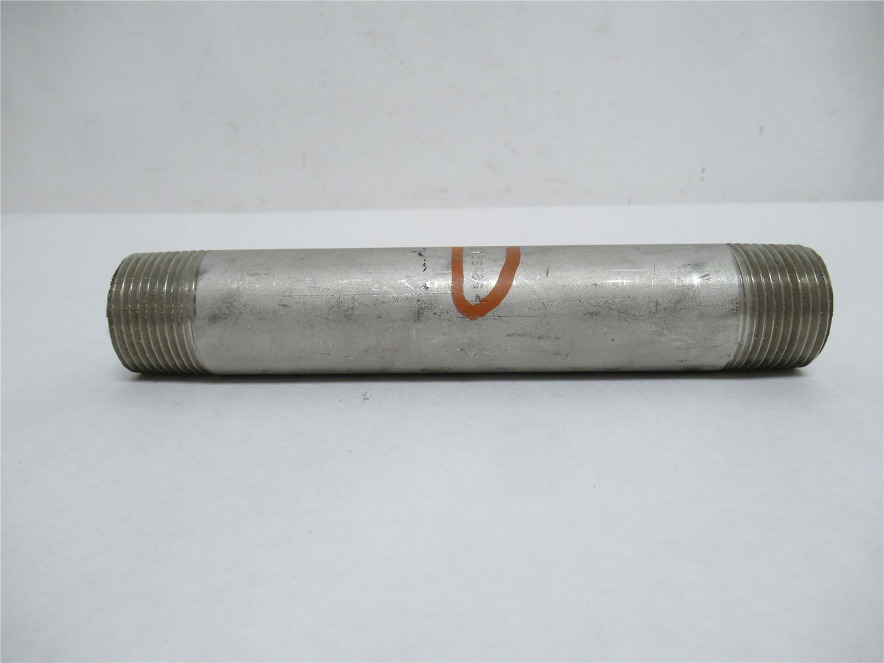 Industry-Std 1XAY5; Pipe Nipple; SS-304; 1NPT; 7" Long