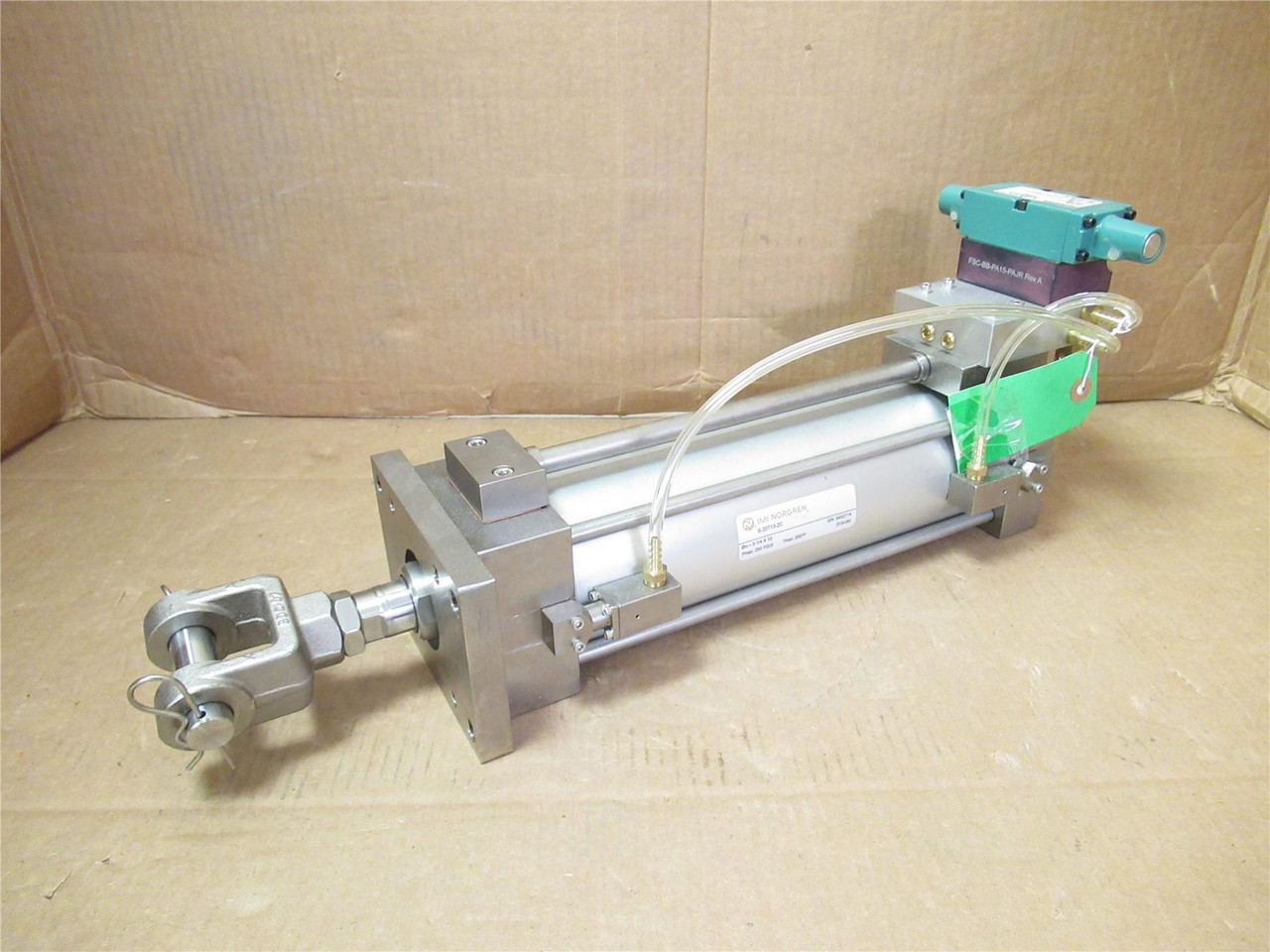 Norgren 39000700; Air Cylinder S-20713-2C W/Valve 3-1/4"ID Norgren 39000700; Air Cylinder S-20713-2C W/Valve 3-1/4"ID