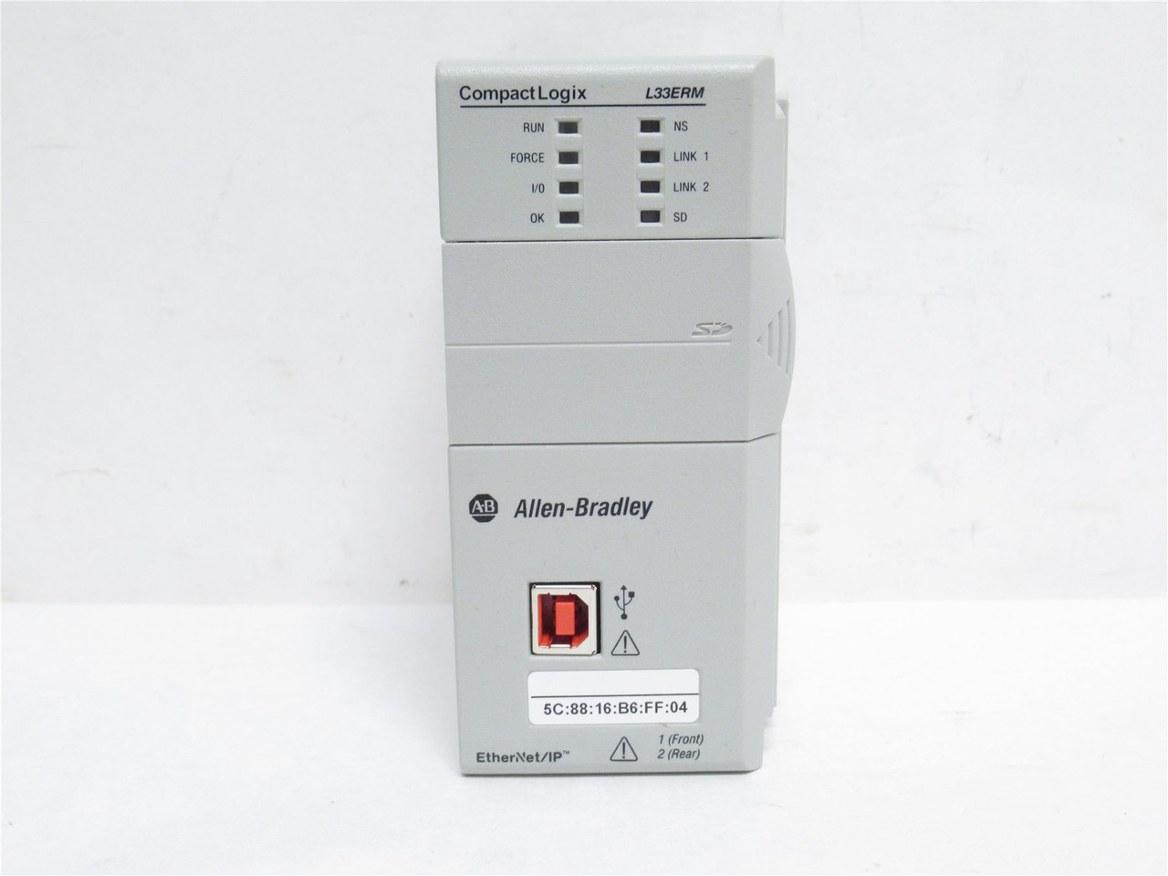 Allen-Bradley 1769-L33ERM; GuardLogix 5370 L3 Controller; 2MB