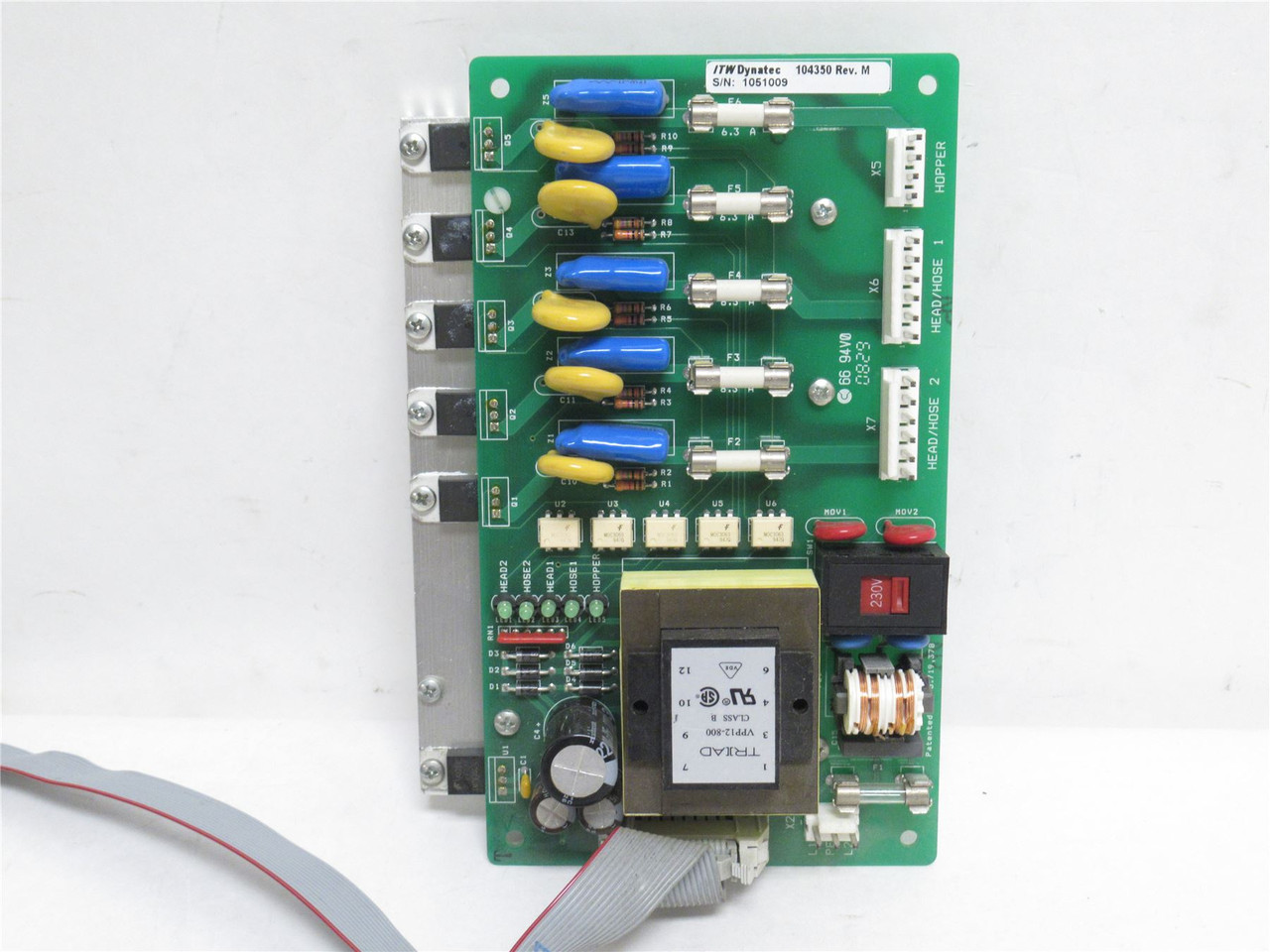 ITW Dynatec 104350; PC Power Supply Board; W/Heatsink