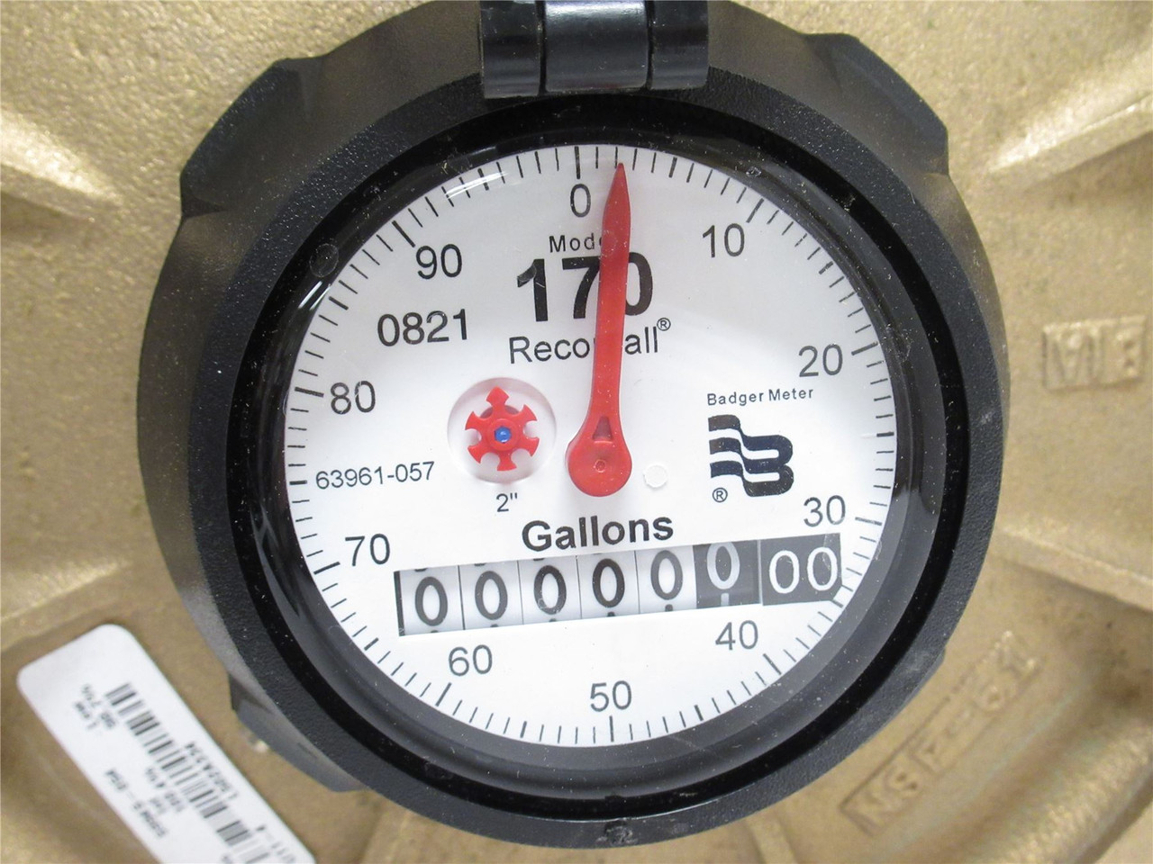 Badger Meter 170 LL; Bronze Potable Water Meter; 2" Flange