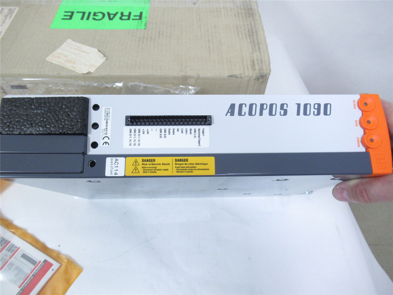 B&R 8V1090.001-2; Acopos 1090 Servo Drive 3-phase 4KW B&R 8V1090.001-2; Acopos 1090 Servo Drive 3-phase 4KW