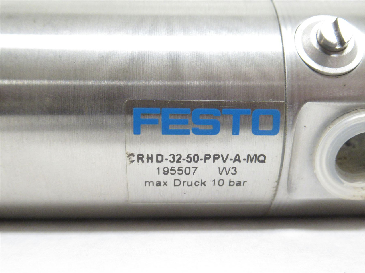 Festo CRHD-32-50-PPV-A-MQ; Air Cylinder 195507; SS; 32mmID Festo CRHD-32-50-PPV-A-MQ; Air Cylinder 195507; SS; 32mmID