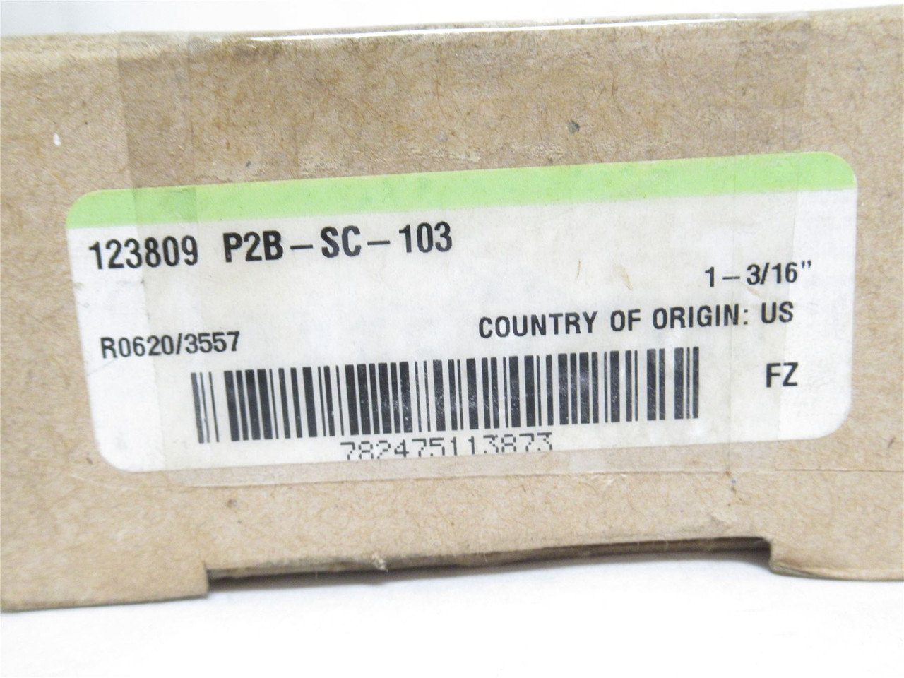 Dodge P2B-SC-103; Pillow Block Bearing 123809; 1-3/16"ID Dodge P2B-SC-103; Pillow Block Bearing 123809; 1-3/16"ID