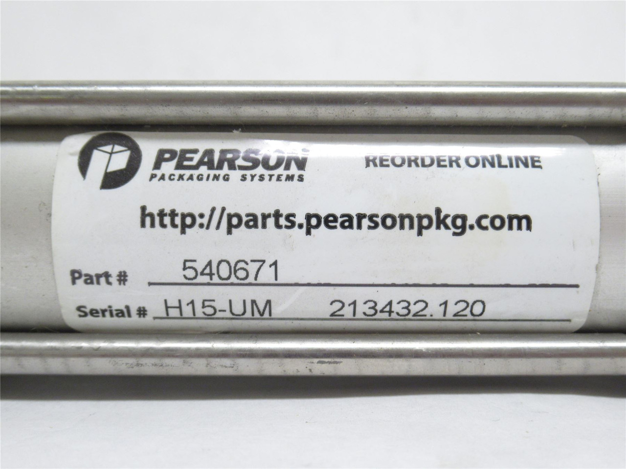 Pearson 540671; Air Cylinder 100mm Stroke x 45mm Cylinder OD