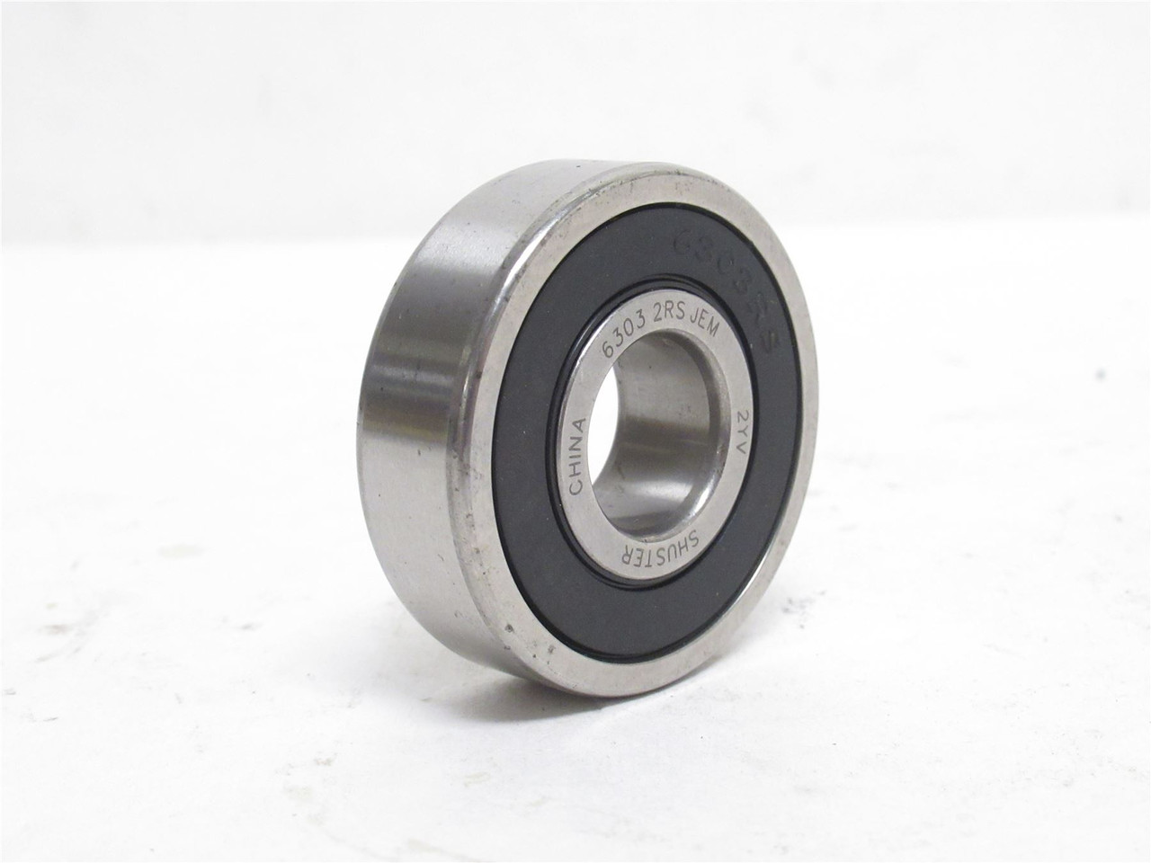 Shuster 6303 2RSJEM; Ball Bearing; 17mmID x 47mmOD x 14mm Wide Shuster 6303 2RSJEM; Ball Bearing; 17mmID x 47mmOD x 14mm Wide