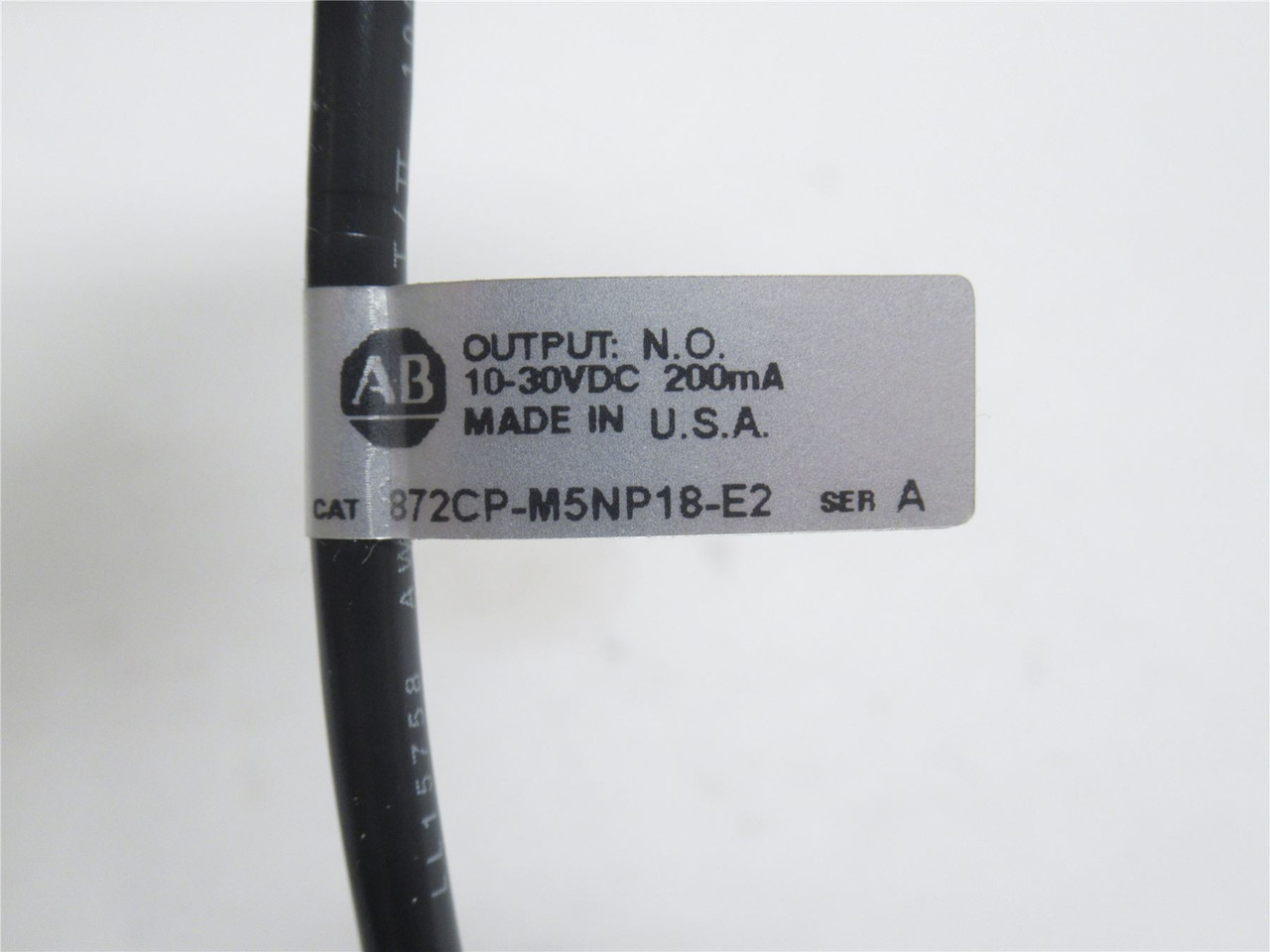 Allen-Bradley 872CP-M5NP18-E2; Prox Sensor; 10-30VDC; 1-NO