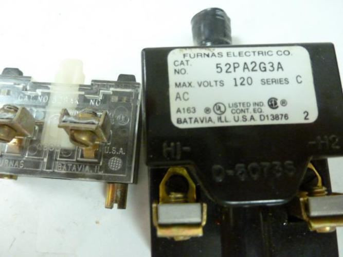 Furnas 52PA2G3A; Pushbutton Assembly series C 120VAC