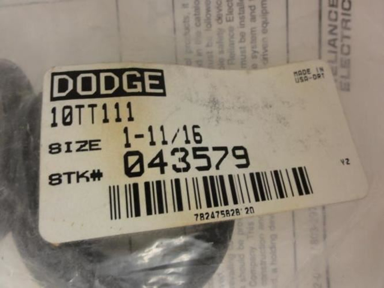 Dodge 10TT111; Seal Ring 1.6875'' ID Dodge 10TT111; Seal Ring 1.6875'' ID