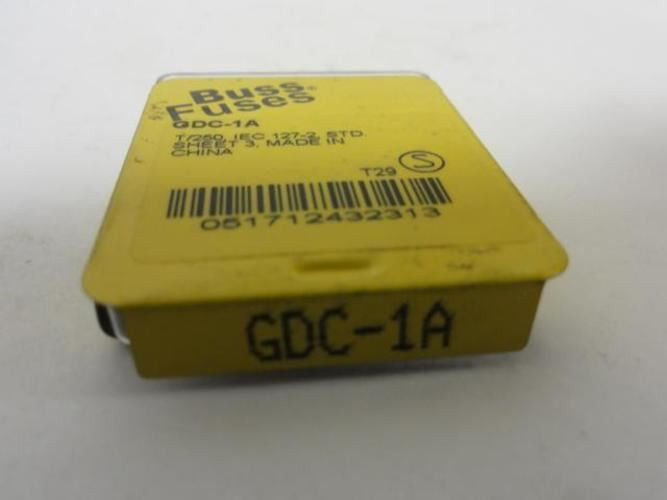 Bussmann GDC-1A; Box-5; Fuse 1Amp