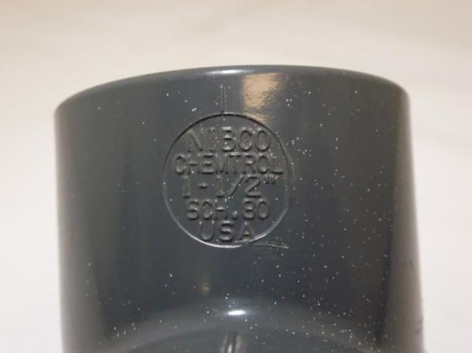 Nibco MDL-Unkn88782; PVC Elbow; 1-1/2''; SCH80