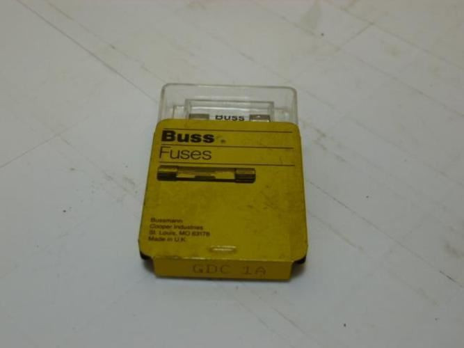 Bussmann GDC-1A; Fuse 1Amp; 250V Lot-3