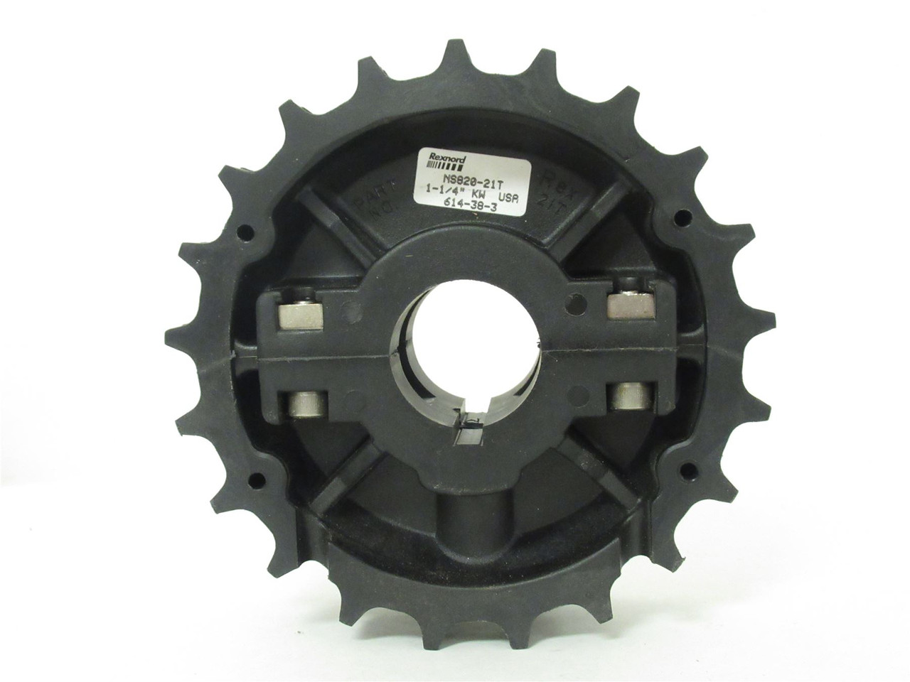 Rexnord 614-38-3; Split Conveyor Chain Sprocket; 1-1/4"ID