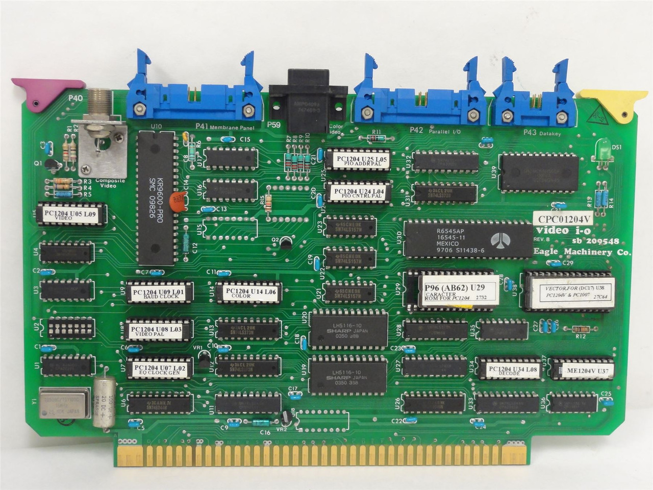 Eagle Machinery CPC01204V; CPU Board