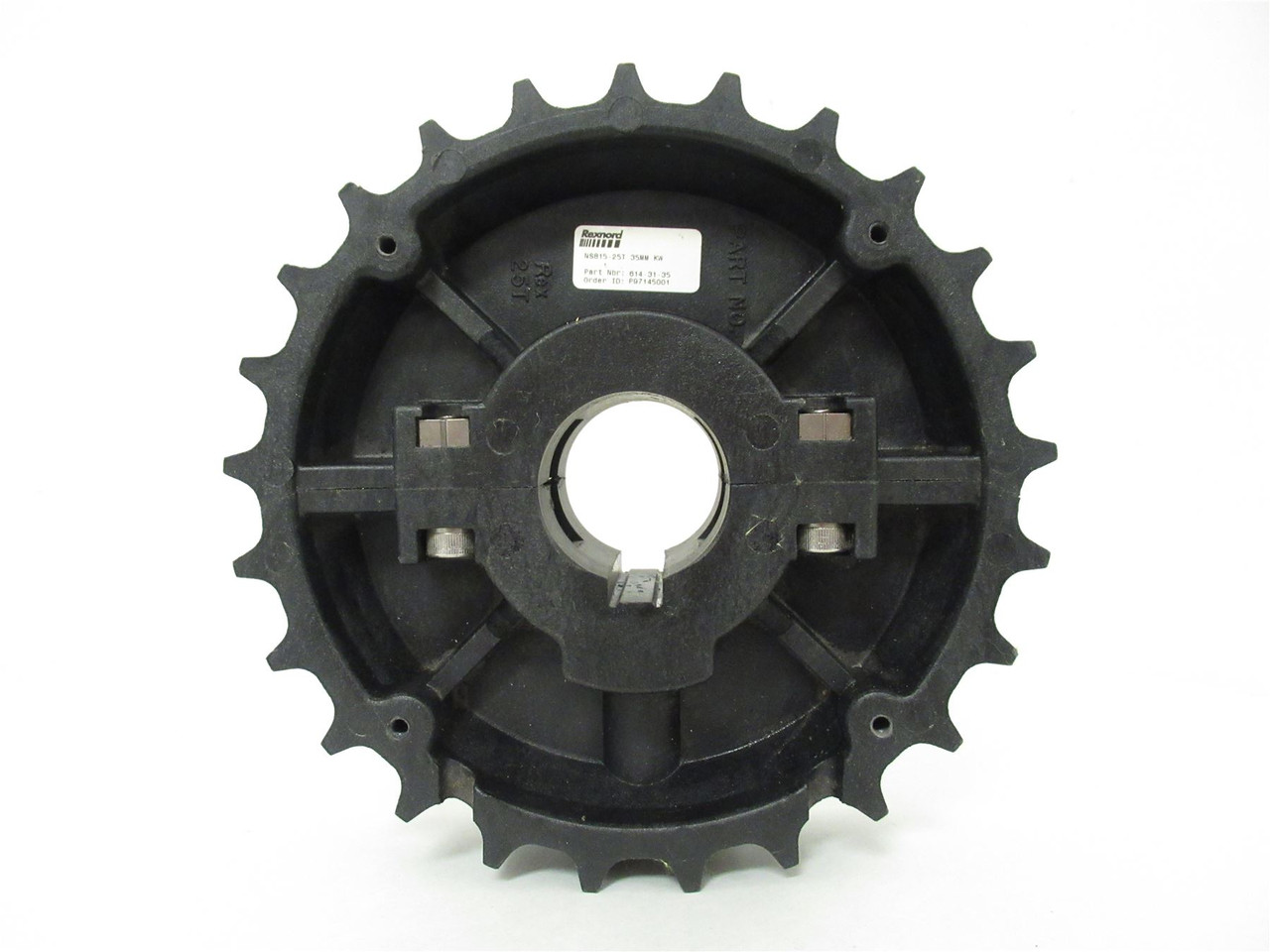 Rexnord 614-31-35; Split Conveyor Chain Sprocket; 35mmID; 25T