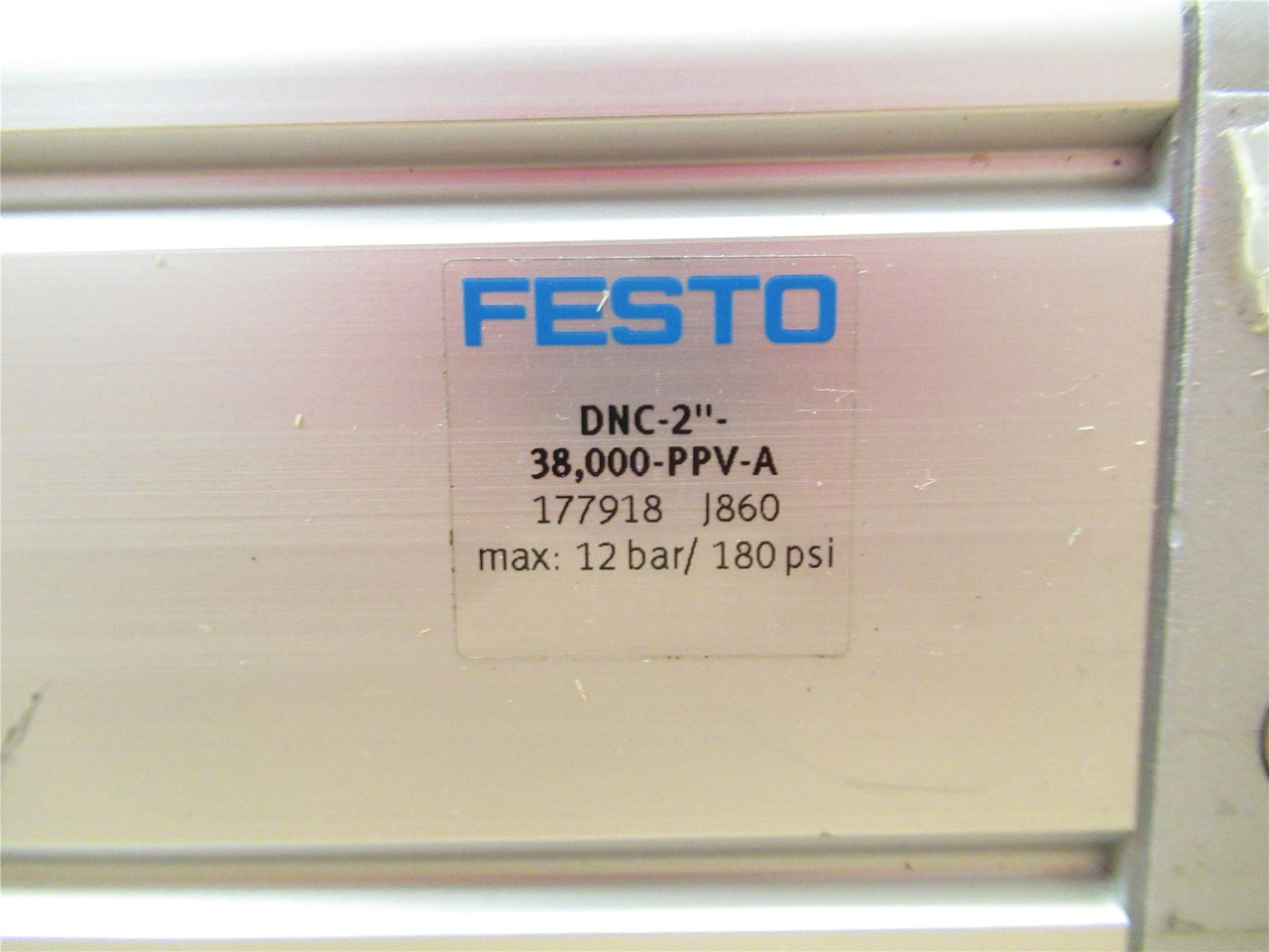 Festo 177918; Air Cylinder 177918; 2"ID x 38"S Festo 177918; Air Cylinder 177918; 2"ID x 38"S