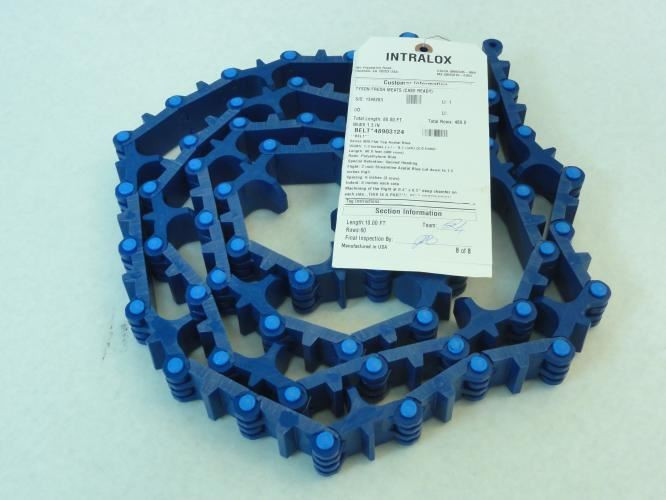Intralox 118318510; Lot-8 Belts; 2" Width; 80' Total Length
