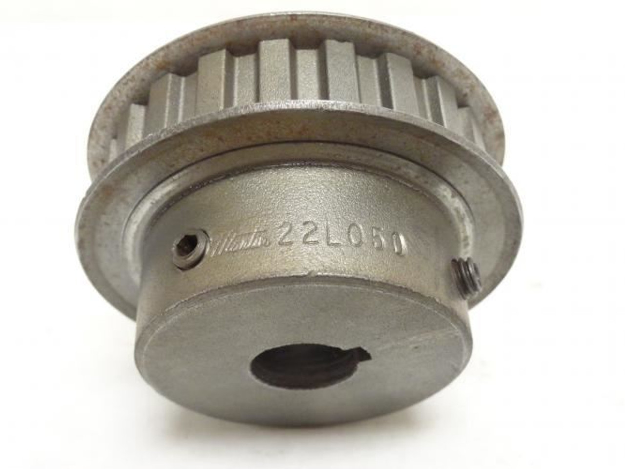 Martin 22L050-5/8; Timing Pulley; 5/8"ID 22T 1/2"Wide 2.6"OD Martin 22L050-5/8; Timing Pulley; 5/8"ID 22T 1/2"Wide 2.6"OD