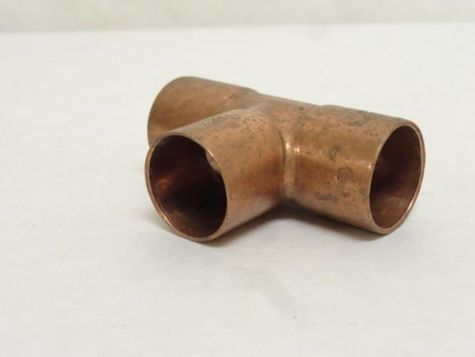 Industry-Std 5P103; Lot-5 Wrot Copper Tee; 3/4" C x C x C