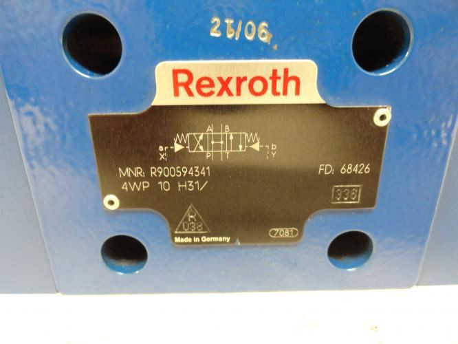 Rexroth R900594341; Directional Control Valve 4WP 10 H3X/