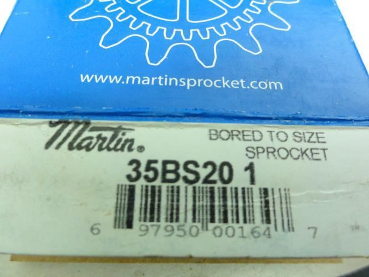 Martin 35BS20-1; Sprocket; # 35; 1"ID; 20Teeth Martin 35BS20-1; Sprocket; # 35; 1"ID; 20Teeth