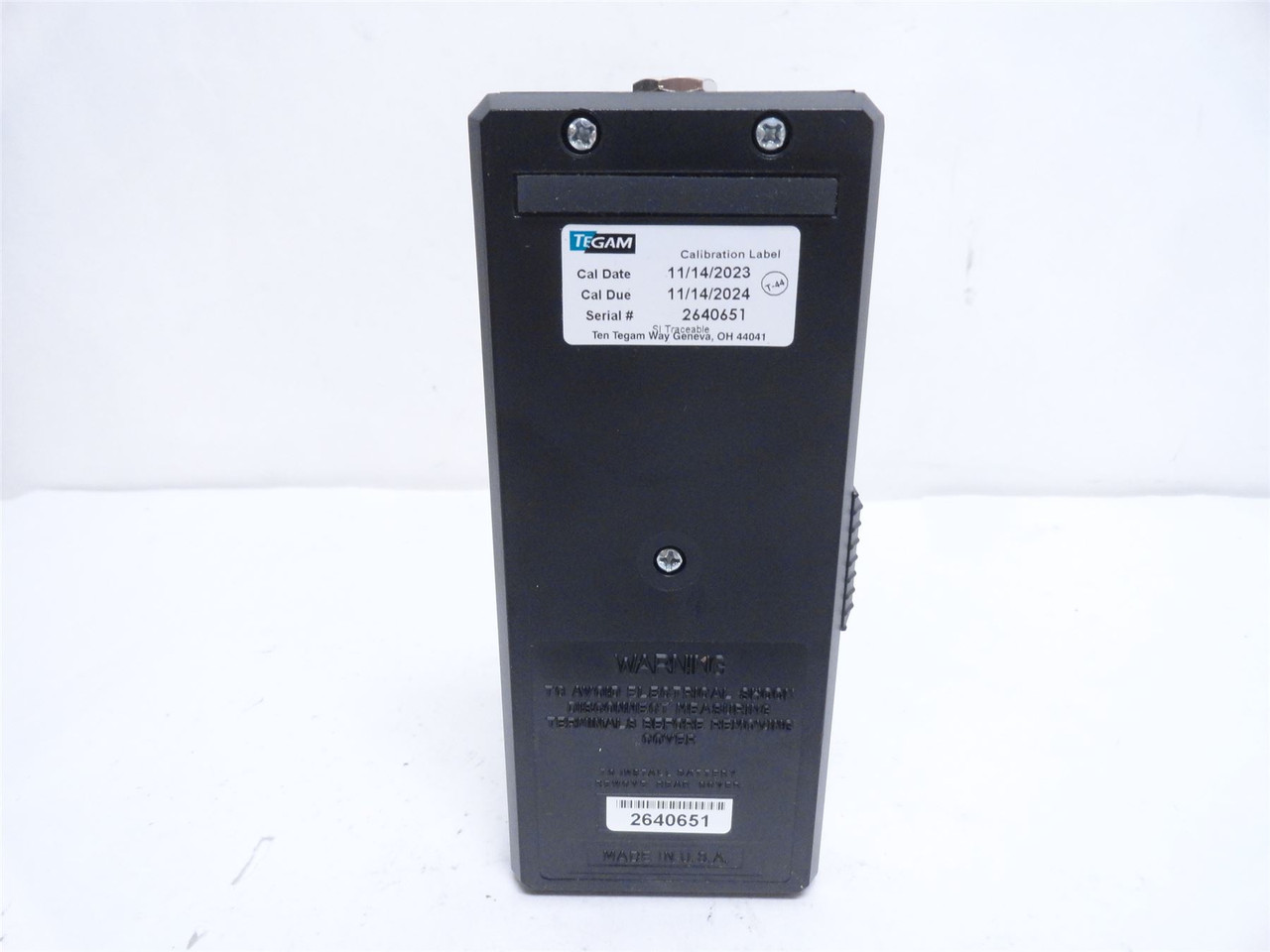 Tegam 865; Digital Thermometer; -70 to +300Deg F; 9VDC