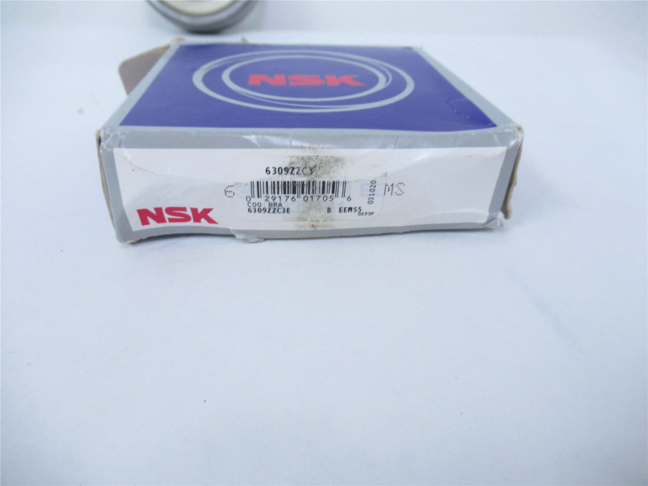 NSK 6309ZZC3E; Ball Bearing; Straight Bore; 45mmID; 100mm D NSK 6309ZZC3E; Ball Bearing; Straight Bore; 45mmID; 100mm D