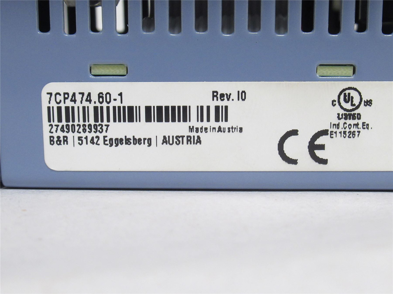 B&R 7CP474.60-1; CPU Module; 100kB SRAM W/Power Supply; 24VDC