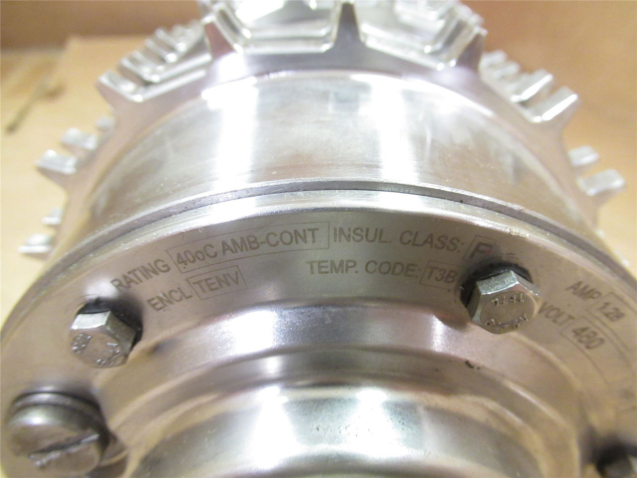 VanderGraaf TM127A30-410NB; Drum Motor 17"W 1HP 480V 38ft/min; 3PH VanderGraaf TM127A30-410NB; Drum Motor 17"W 1HP 480V 38ft/min; 3PH